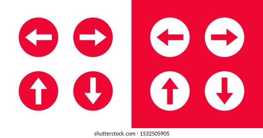 Set Arrows icon, vector illustration EPS10