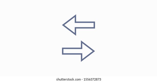 Set Arrows icon, vector illustration EPS10