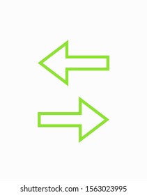 Set Arrows icon, vector illustration EPS10