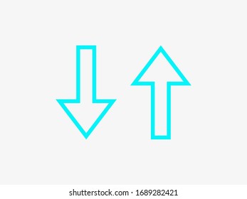 Set Arrows icon, vector illustration EPS10