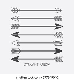 Set of arrows indian illustration, t-shirt graphics, vectors , typography
