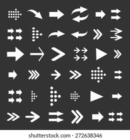 Set of Arrows on Buttons