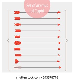 set of arrows on Valentine's Day