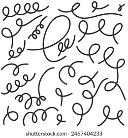 Set arrows pointing in different directions handwritten calligraphy isolated on white background , Flat Modern design, illustration Vector EPS 10