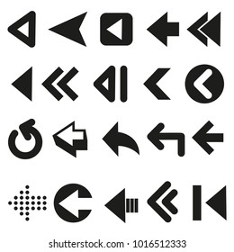 set of arrows vector 