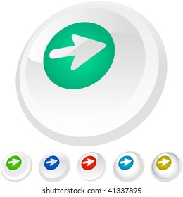 Set of arrows. Vector buttons.
