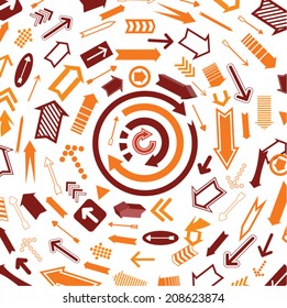 Set of arrows, vector illustration