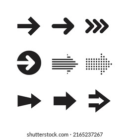 Set of arrows, vector illustration