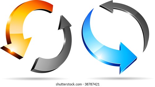 Set of arrows. Vector illustration.