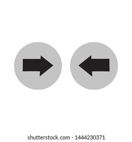 The set of art brush arrows in different directions. - Vector