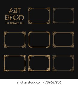 Art Deco Border Images Stock Photos Vectors Shutterstock