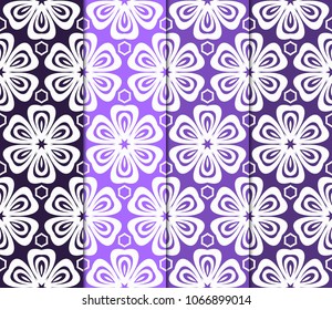 Set of Art deco pattern of geometric elements. seamless pattern. Vector illustration. design for printing, presentation, textile industry
