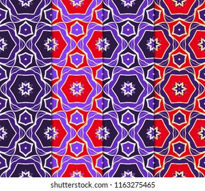 Set of Art deco pattern of geometric elements. seamless pattern. Vector illustration. design for printing, presentation, textile industry. tribal ethnic arabic, fashion decorative ornament.