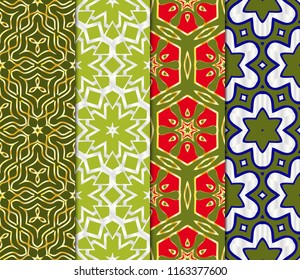 Set of Art deco pattern of geometric elements. seamless pattern. Vector illustration. design for printing, presentation, line texture for wallpaper, packaging, banners