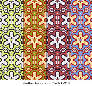 Set of Art deco pattern of geometric elements. seamless pattern. Vector illustration. design for printing, presentation, textile industry. tribal ethnic arabic, fashion decorative ornament.