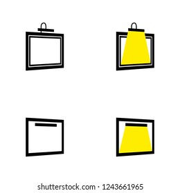 a set of art lighting icons