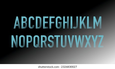 Set of art vector font for your business 