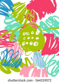 Set of artistic creative cards with hand drawn shapes and textures
Universal templates for invitation.
