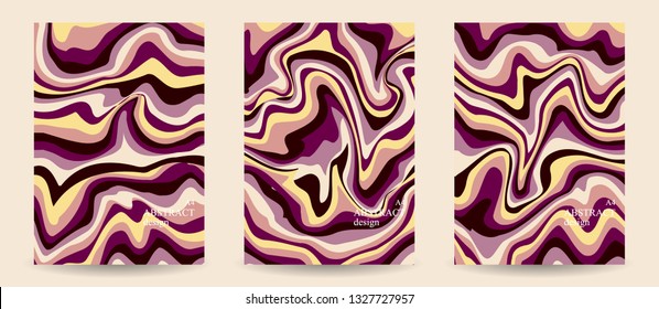 Set of artistic creative universal cards.Trendy design for wedding,anniversary, birthday,party.Creative trendy idea for brochure,flyer,cards,banners,covers.