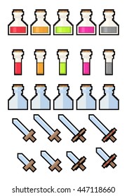 Set of assets for mobile games