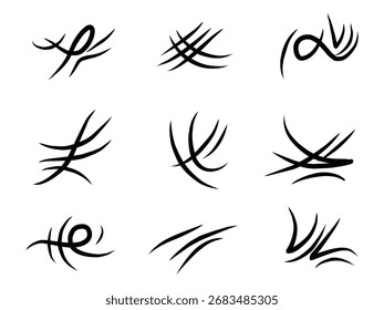 set of abstrakt tattoo design element design.eps