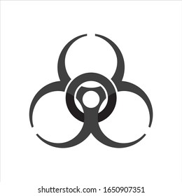 set attention warning symbol vector icon black yellow and white