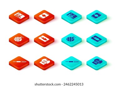 Set Audio jack, T-shirt, Disco ball, Music wave equalizer, Beer can and  icon. Vector