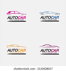 Set Auto car logo symbol icon vector design template