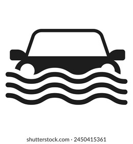 Conjunto de señales de choque automático. Los coches rotos muestran colección. Ilustración vectorial.