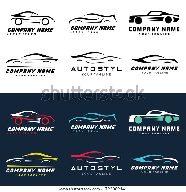 set of Automotive logo. Car logo vector\
illustration for business and\
company