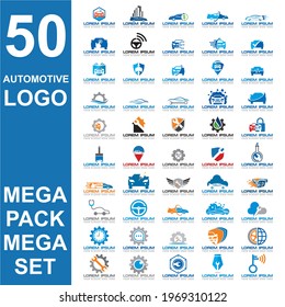set of automotive logo , set of transportation vector