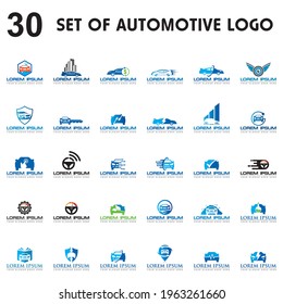 a set of automotive vector , a set of transportation logo