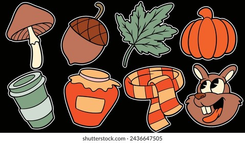 Set Of Autumn Design, Vector pack