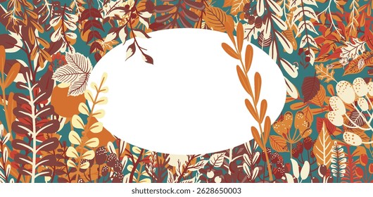 Set of autumn leaves from different trees, oak, maple, chestnut. Simple, yellow, red, orange fall leaf set for pattern, banner, sticker, Hello autumn card. Flat vector illustration on white background