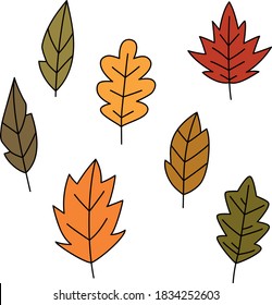 Herbstblätter. einfach
