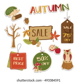Set of Autumn Theme Promotion Design Templates