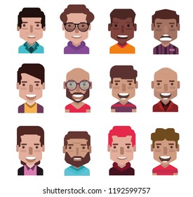 Set of avatar icons