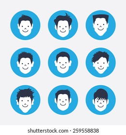 set of avatar icons