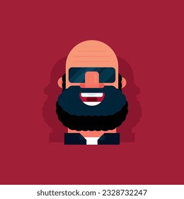Set von Avatar Profilsymbol-Kollektion. Benutzerbild, Profilbild, menschliche Gesichtssymbole für Profil. Moderner, einfacher Cartoon für flache Illustrationen einzeln.