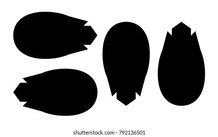 Set of aviation bombs icon on white background.
