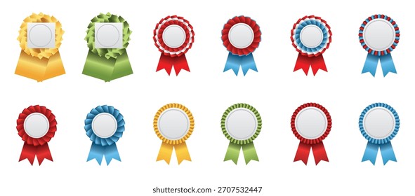 Conjunto de insignias de premio Ilustración vectorial