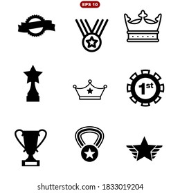 Set of Awards Vector Icons