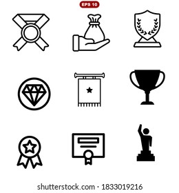 Set of Awards Vector Icons