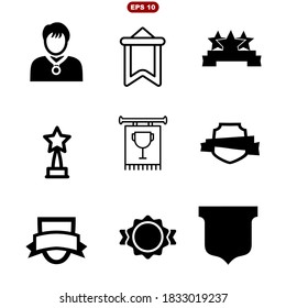 Set of Awards Vector Icons