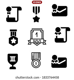 Set of Awards Vector Icons