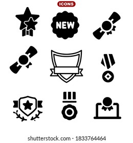 Set of Awards Vector Icons