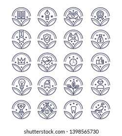 Set of Awards Vector Icons - vector illustration sign for your business or website or mobile apps