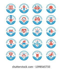 Set of Awards Vector Icons - vector illustration sign for your business or website or mobile apps
