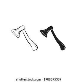 Juego de ilustraciones vectoriales de iconos de ejes