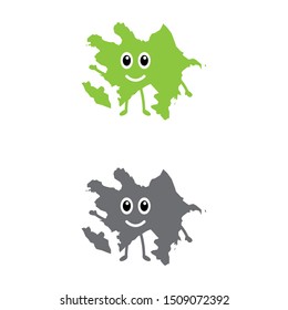a set of Azerbaijan map mascots